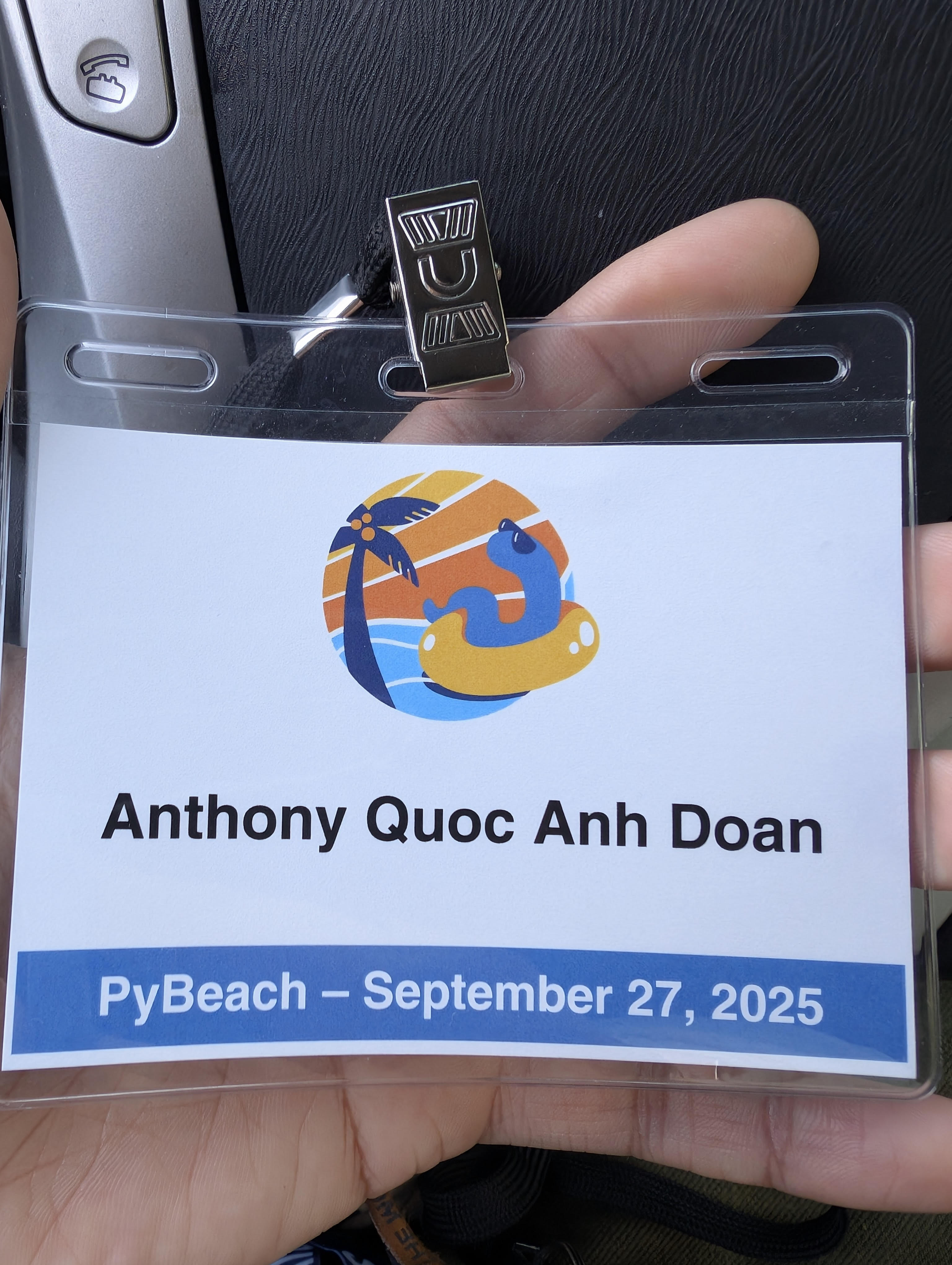 Pybeach 2025 Badge